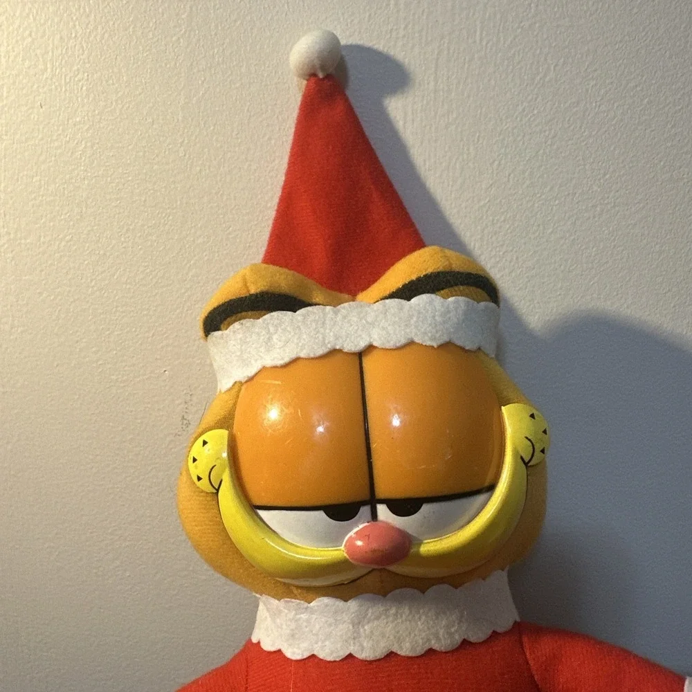 Vtg Garfield Santa Nanco With Tag